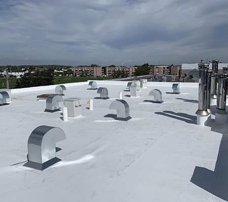 TPO flat roof Laval Montreal